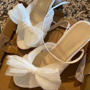 Loeffler Randall DUPES! Brand new in Pearl white